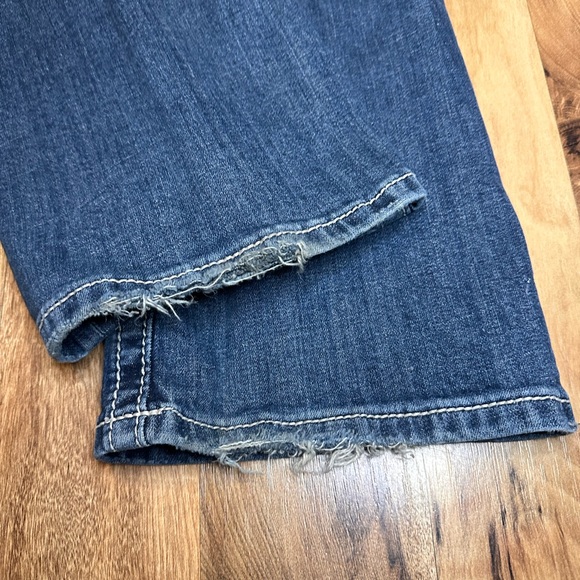 Miss Me Lace Pocket Bootcut Jeans Woman’s Size 26 Y2K  Early 2000s Dark Wash - Picture 13 of 13